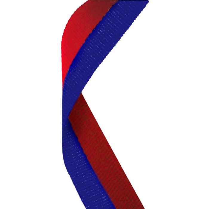 22MM RED & BLUE RIBBON